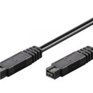 Microconnect Estuff Ieee 1394 -kaapeli 9-nastainen Firewire Uros 9-nastainen Firewire 800 Uros Musta Ieee 1394b 2m