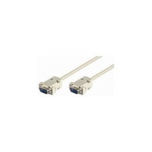 Microconnect Sarjakaapeli 9-nastainen D-sub (db-9) Uros 9-nastainen D-sub (db-9) Uros Beige 2m