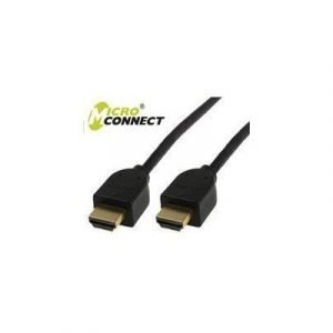 Microconnect Video- / Ääni- / Verkkokaapeli 19-nastainen Hdmi Tyyppi A Uros 19-nastainen Hdmi Tyyppi A Uros Musta 10m