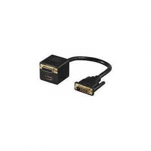 Microconnect Videoliitin 24-nastainen Digitaalinen Dvi Uros 19-nastainen Hdmi Tyyppi A Dvi Naaras