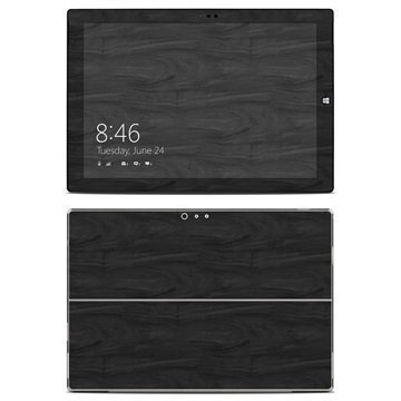 Microsoft Surface Pro 3 Black Woodgrain Skin