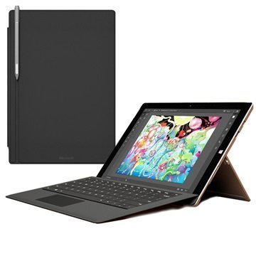 Microsoft Surface Pro 3 Surface Pro 4 Näppäimistökuori Musta