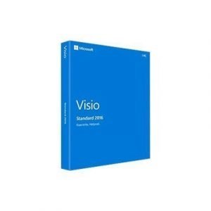 Microsoft Visio Standard 2016 Win Fin Medialess