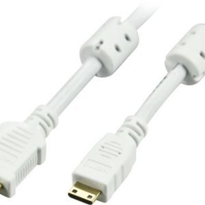 Mini HDMI-kaapeli valkoinen 2m