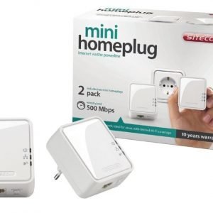 Mini homeplug 500 Mbps 2kpl