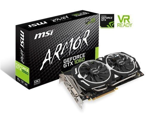 Msi Geforce Gtx 1060 Armor Oc 6gb