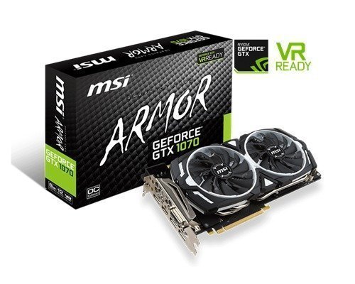 Msi Geforce Gtx 1070 Armor Oc 8gb