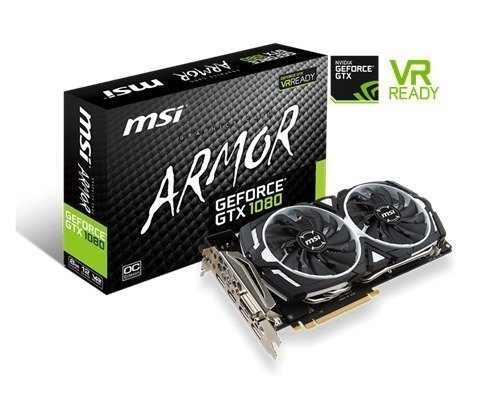 Msi Geforce Gtx 1080 Armor Oc 8gb