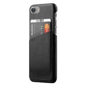 Mujjo Leather Wallet Case Iphone 7 Musta