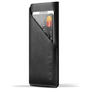 Mujjo Leather Wallet Sleeve Iphone 6/6s Musta