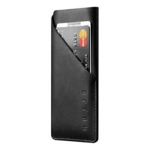 Mujjo Leather Wallet Sleeve Iphone 7 Musta