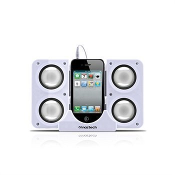 Naztech N40 Portable Dock Speaker White