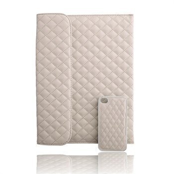 Naztech Paris Combo iPhone 4 / 4S Case & iPad 3 iPad 4 iPad 2 Cover Beige