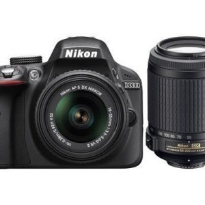 Nikon D3300 + Af-p Dx 18-55 G Vr Ii + Af-s Dx 55-200 Vr Ii