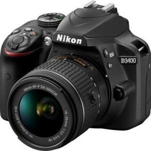 Nikon D3400 + Af-p Dx 18-55/3