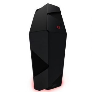 Nzxt Noctis 450 Musta Red Accents