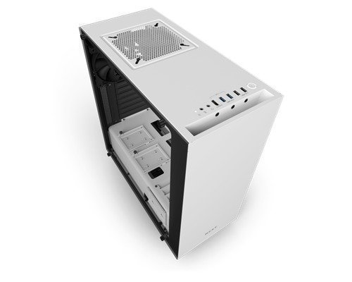 Nzxt S340 Elite Matte White Valkoinen