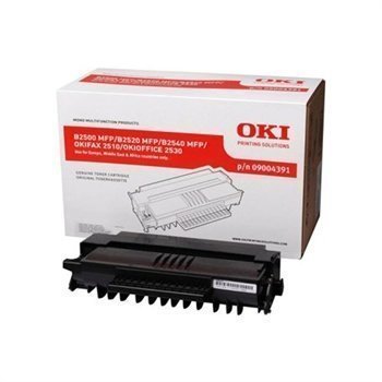 Okidata B 2500 MFP OKIFAX 2510 OKIOFFICE 2530 Toner 09004391 Black