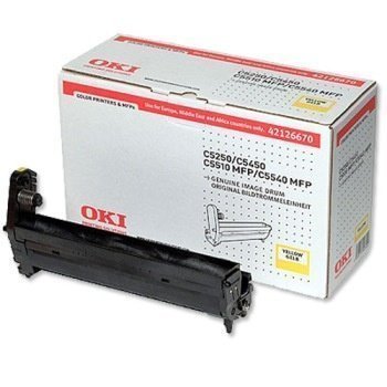 Okidata C 5250 C 5450 C 5540 MFP Drum 42126670 Yellow