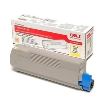 Okidata C 5550 MFP C 5800 C 5900 Toner 43324421 Yellow