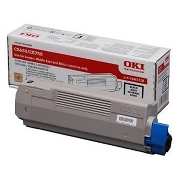 Okidata C 5650 N C 5750 N Toner 43865708 Black