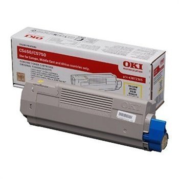 Okidata C 5650 N C 5750 N Toner 43872305 Yellow