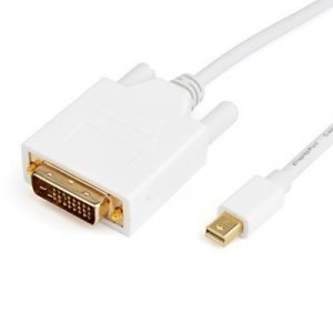 Prokord Displayport -kaapeli Mini Displayport Uros Dvi-d Dual Link Naaras Valkoinen 2m