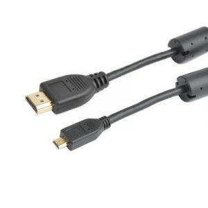 Prokord Hdmi-kaapeli 19-nastainen Hdmi Tyyppi A Uros 19 Pin Micro Hdmi Type D Uros Musta 3m