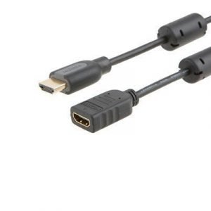 Prokord Hdmi-kaapeli 19-nastainen Hdmi Tyyppi A Uros 19-nastainen Hdmi Tyyppi A Naaras Musta 2m