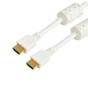 Prokord Hdmi-kaapeli 19-nastainen Hdmi Tyyppi A Uros 19-nastainen Hdmi Tyyppi A Uros Valkoinen 1m