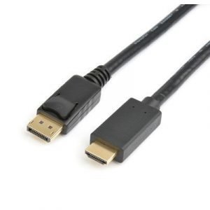 Prokord Hdmi-kaapeli 20-nastan Näyttöporttiliitin Uros 19-nastainen Hdmi Tyyppi A Uros Musta 2m