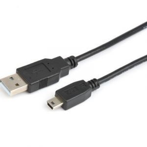 Prokord Usb-kaapeli 4-nastainen Usb Tyyppi A Uros 4-nastainen Mini-usb Tyyppi B Uros Musta Usb / Usb 2.0 0.5m