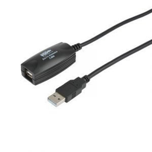 Prokord Usb-kaapeli 4-nastainen Usb Tyyppi A Uros 4-nastainen Usb Tyyppi A Naaras Musta Usb / Usb 2.0 10m