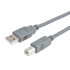 Prokord Usb-kaapeli 4-nastainen Usb Tyyppi A Uros 4-nastainen Usb Tyyppi B Uros Harmaa Usb / Usb 2.0 5m