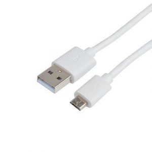 Prokord Usb-kaapeli 4-nastainen Usb Tyyppi A Uros Micro-usb Type B Uros Valkoinen Usb / Usb 2.0 1m