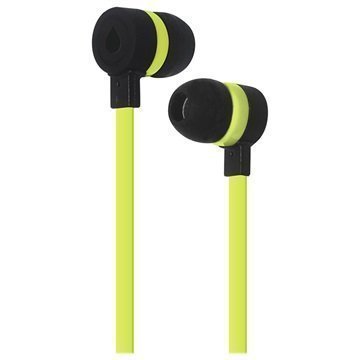 Puro Sport In-Ear Stereokuulokkeet Musta / Limenvihreä
