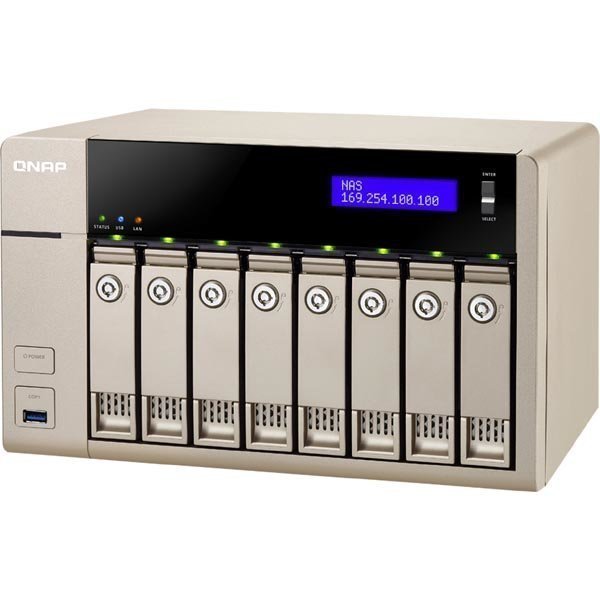 Qnap 8-Bay NAS 4GB DDR3L RAMSATA 6Gb/s 2 x GbE LAN HDMI