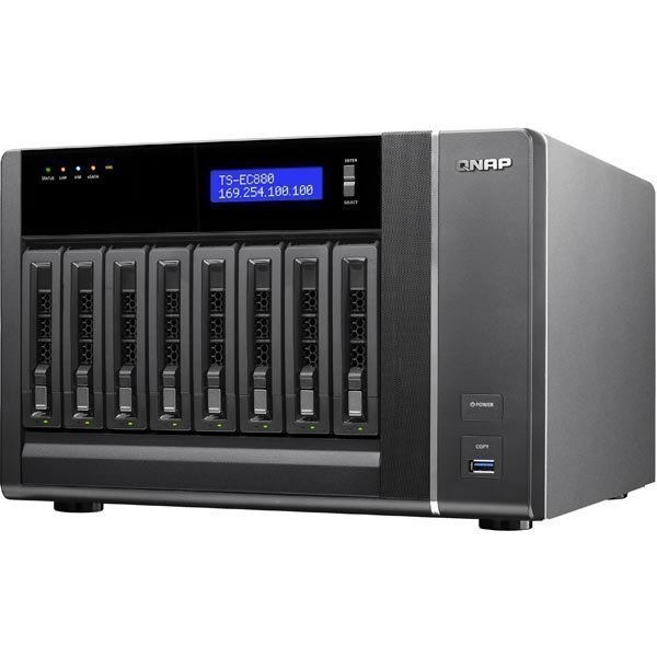 Qnap 8-Bay Tower Quad-core Intel® Xeon