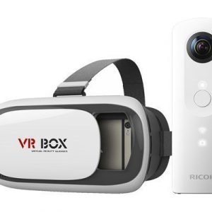 Ricoh Theta Sc + Virtual Reality Headset Valkoinen