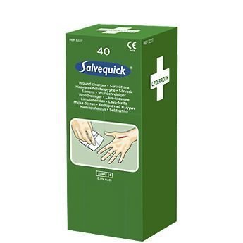 Salvequick Salvequick haavanpuhdistaja Savett 40 kpl