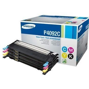 Samsung CLP-310 CLX-3175 Toner P4092C 4 Pack Black Cyan Magenta Yellow