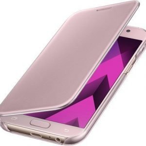 Samsung Clear View Cover Samsung Galaxy A5 (2017) Vaaleanpunainen