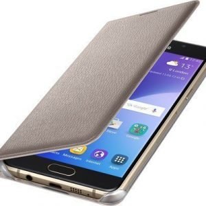 Samsung Flip Wallet Ef-wa510pf Läppäkansi Matkapuhelimelle Samsung Galaxy A5 (2016) Kulta