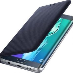 Samsung Flip Wallet Ef-wg928p Läppäkansi Matkapuhelimelle Samsung Galaxy S6 Edge+ Musta Sininen