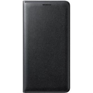 Samsung Flip Wallet Ef-wj320 Läppäkansi Matkapuhelimelle Samsung Galaxy J3 (2016) Musta