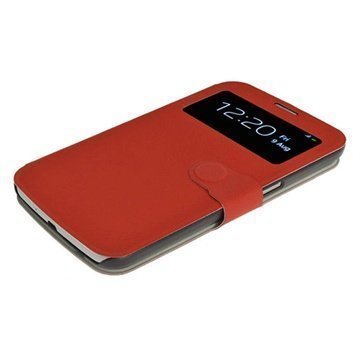 Samsung Galaxy Mega 6.3 i9200 iGadgitz Flip Leather Case Red