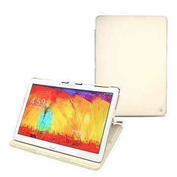 Samsung Galaxy Note 10.1 (2014 Edition) Noreve Tradition Nahkakotelo Beige