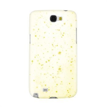 Samsung Galaxy Note 2 N7100 Katinkas Cosmo 3D Kovakantinen Suojakotelo Valkoinen / Keltainen