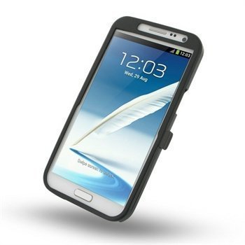 Samsung Galaxy Note 2 N7100 Metal Case Musta