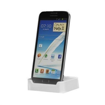 Samsung Galaxy Note 2 N7100 Pöytälaturi Valkoinen